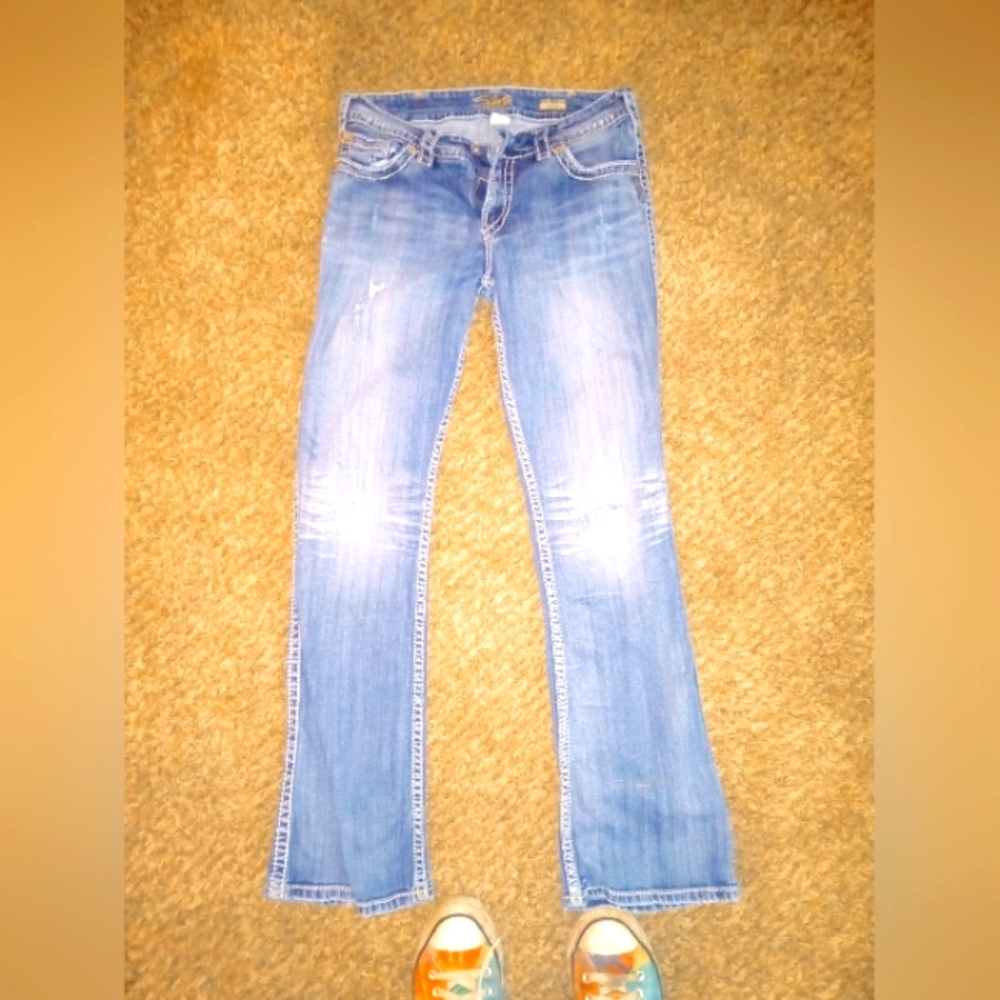 Silver jeans